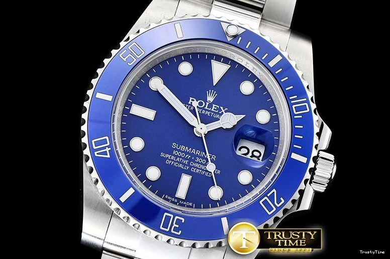 0204 HighQuality ROLSUB0257 – Submariner 116619LN SS SS Blue JF Asia 1031
